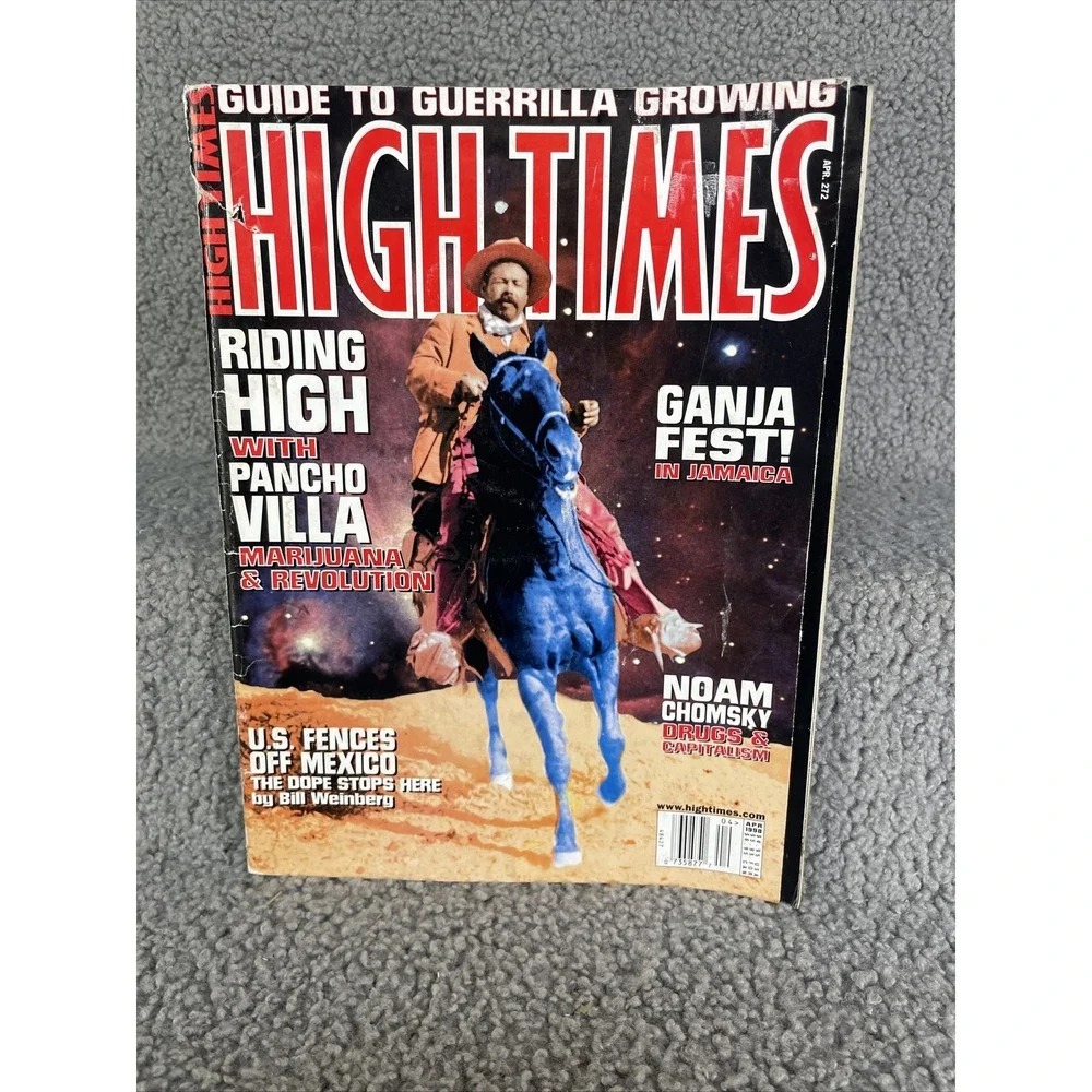 High Times Magazine #272 April 1998 Noam Chomsky, Pancho Villa Shadow Wars Ganja